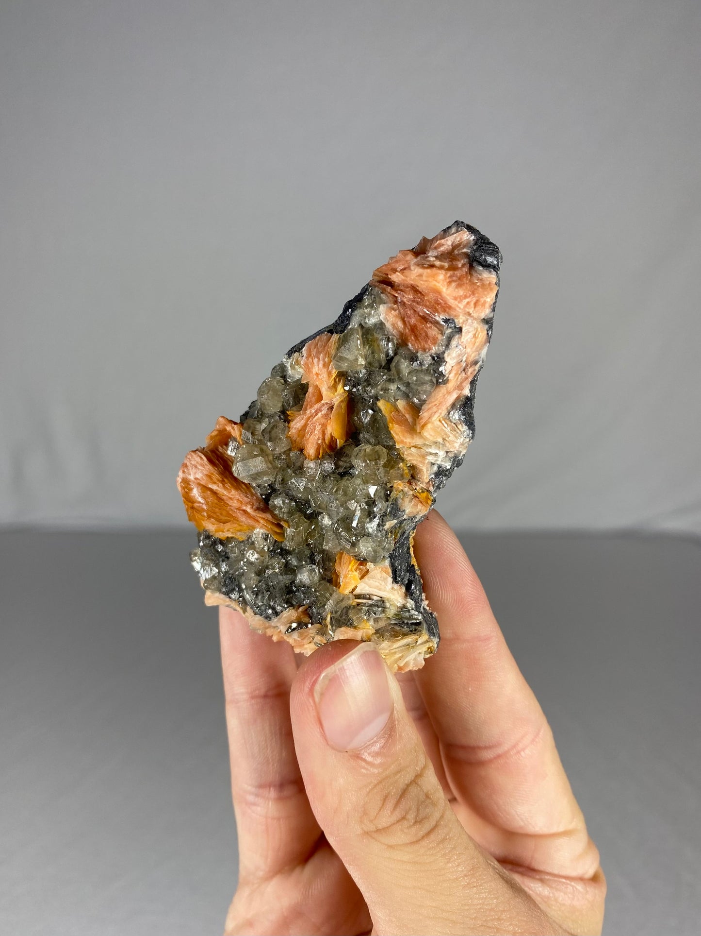 Moroccan Barite W/ Galena & Cerussite Specimen (D)
