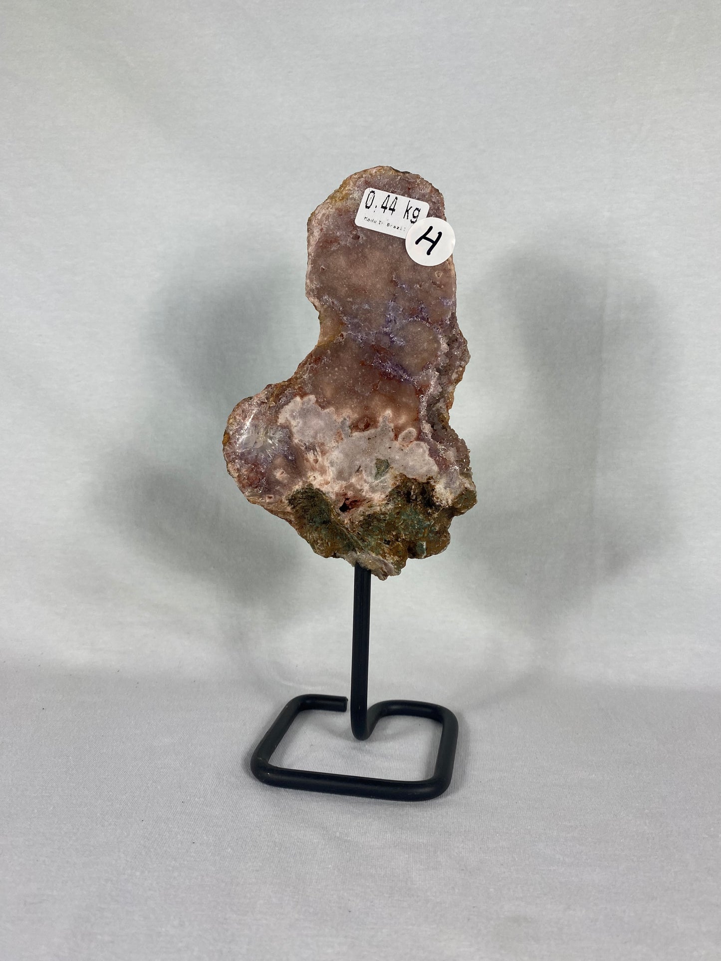 Brazilian Pink Amethyst Specimen On Stand (H)