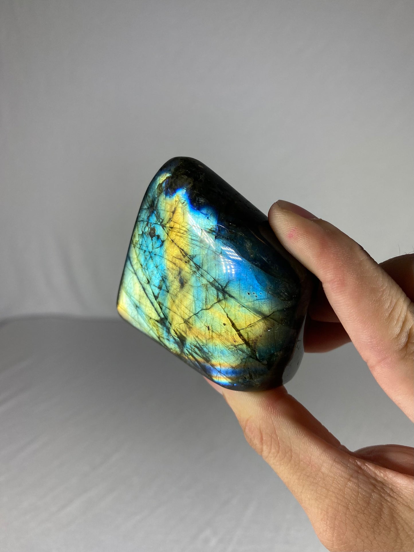 Madagascan Polished Labradorite Freeform Mountain (Small L)