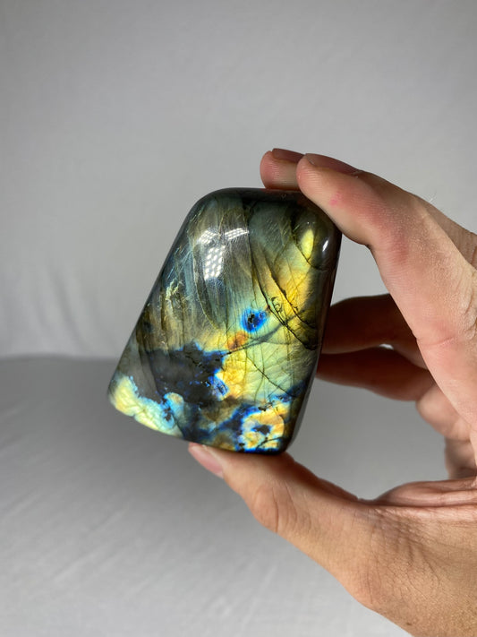 Madagascan Polished Labradorite Freeform Mountain (Small G)