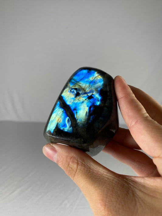 Madagascan Polished Labradorite Freeform Mountain (Small T)