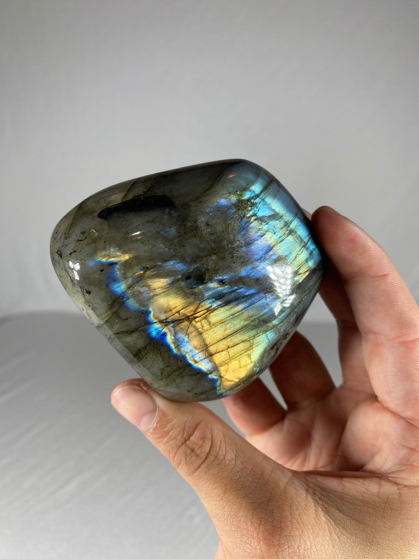 Madagascan Polished Labradorite Freeform Mountain (Small C)