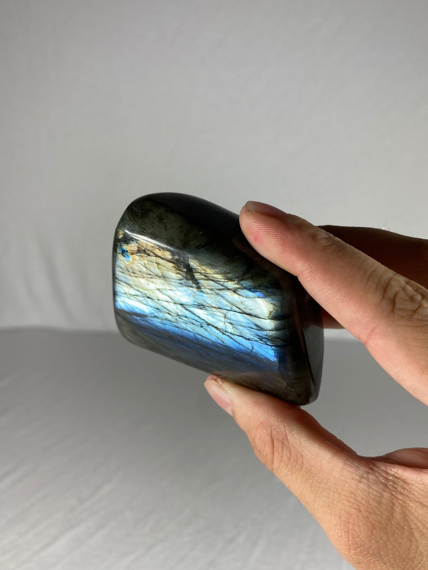 Madagascan Polished Labradorite Freeform Mountain (Small B)