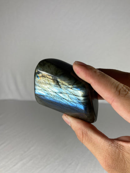 Madagascan Polished Labradorite Freeform Mountain (Small B)