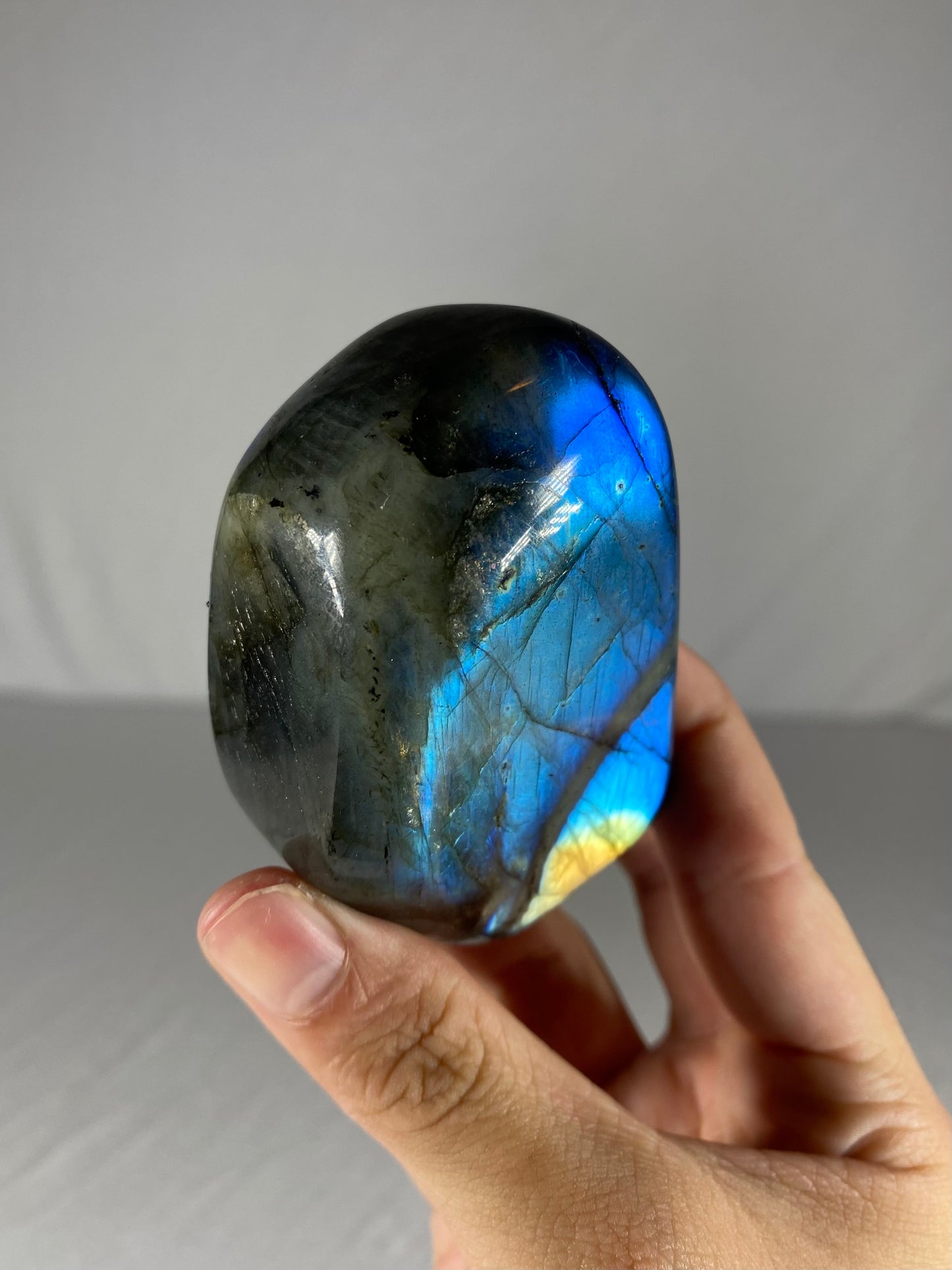Madagascan Polished Labradorite Freeform Mountain (Small T)