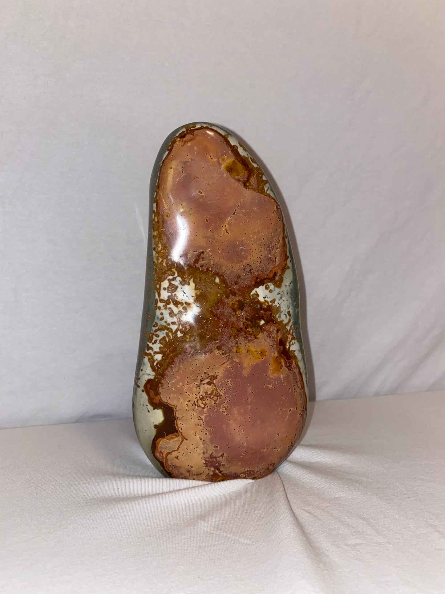 Madagascan Polished Polychrome Jasper Mountain (V)