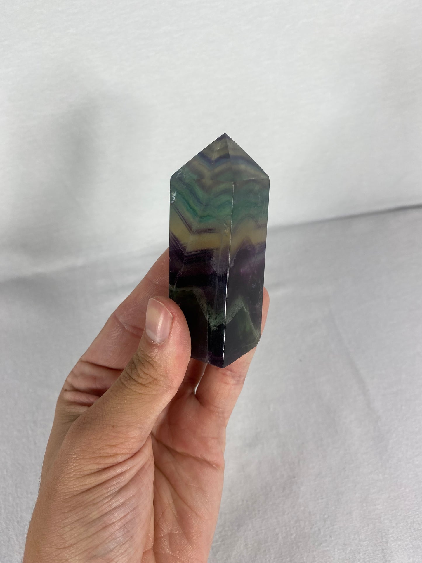 Chinese Polished Fluorite Tower (D)