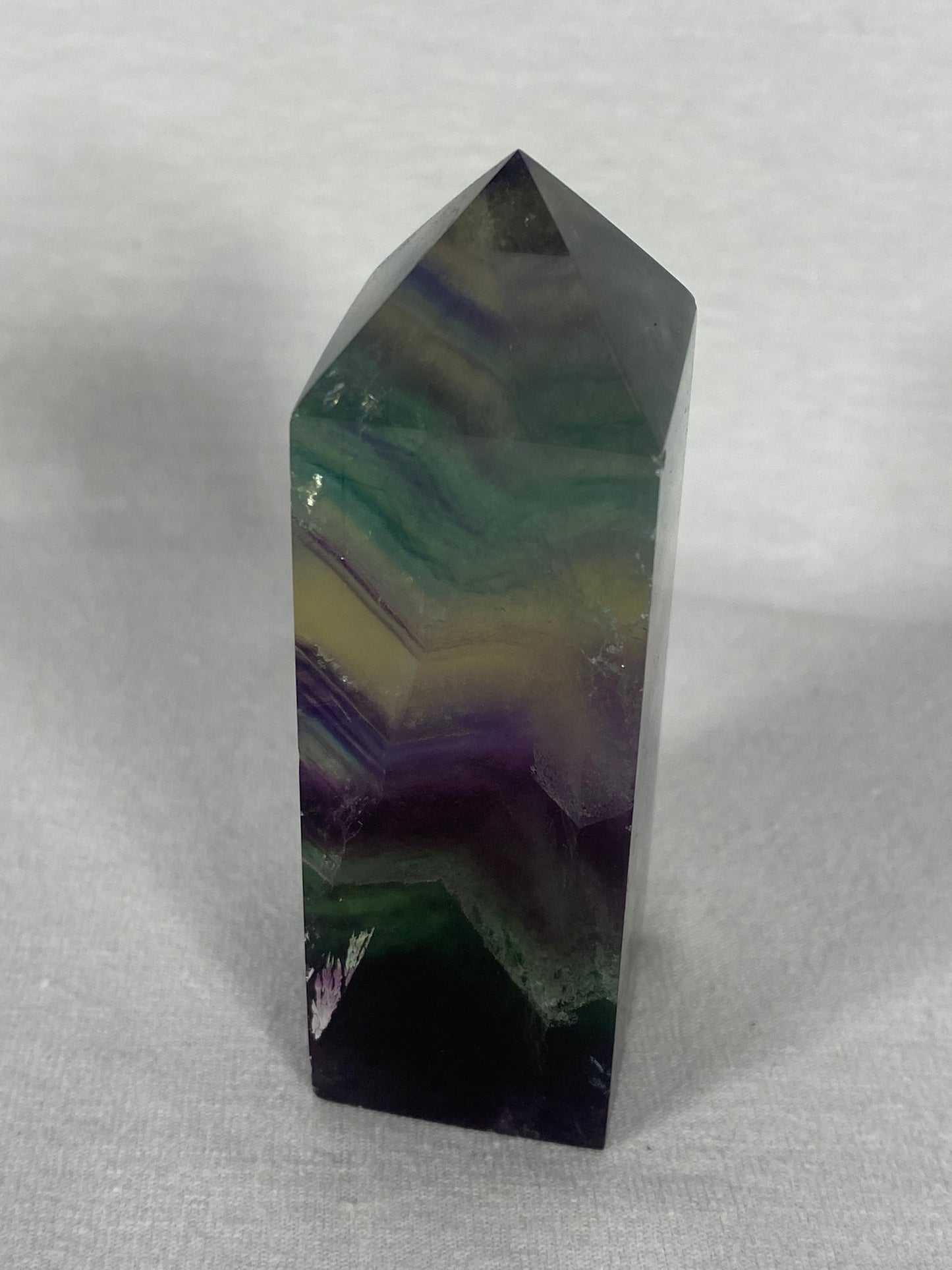 Chinese Polished Fluorite Tower (D)
