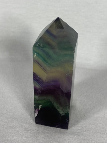 Chinese Polished Fluorite Tower (D)