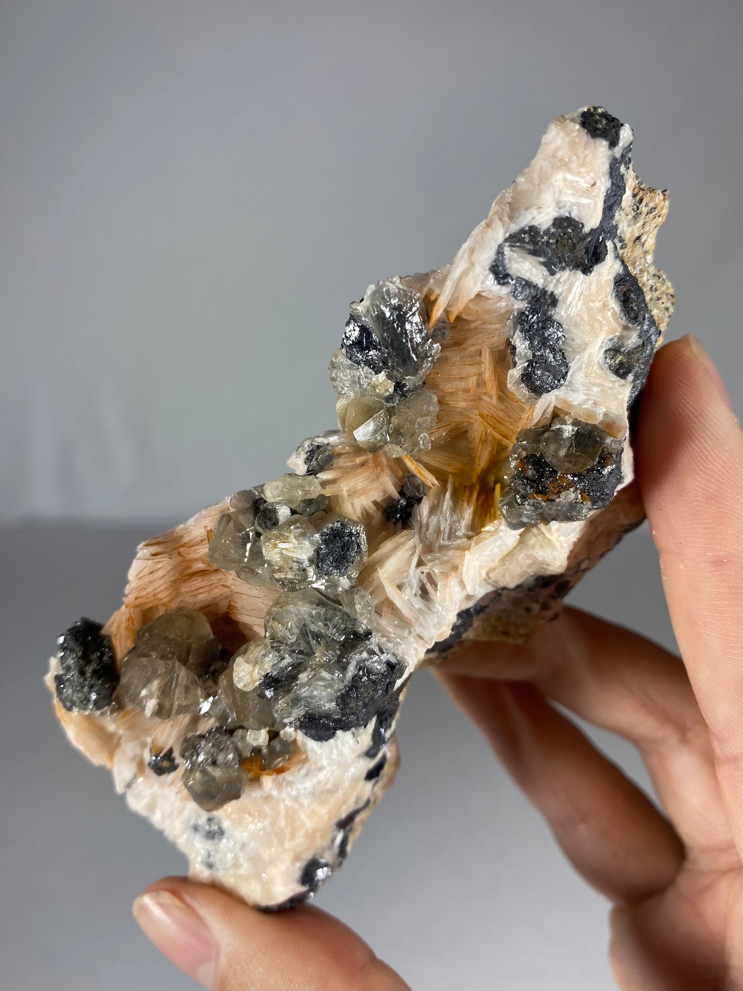 Moroccan Barite W/ Galena & Cerussite Specimen (I)