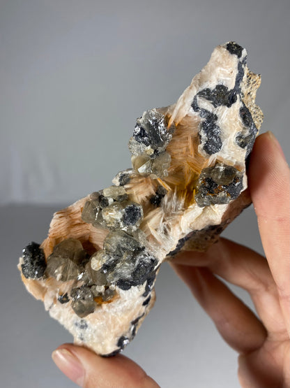Moroccan Barite W/ Galena & Cerussite Specimen (I)