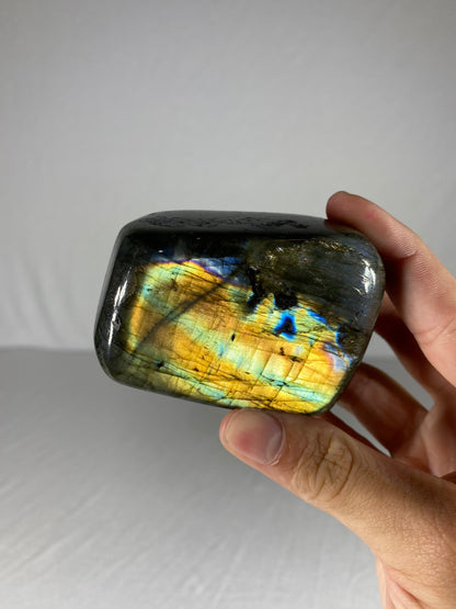 Madagascan Polished Labradorite Freeform Mountain (Small A1)