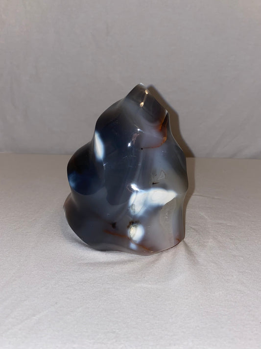 Madagascan Polished Orca Agate Flame (E)