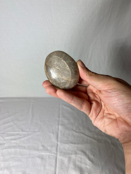 Madagascan Polished Sunstone Palm Stone (A)
