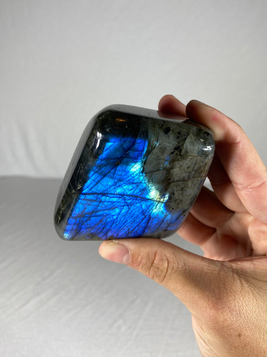 Madagascan Polished Labradorite Freeform Mountain (Small M)