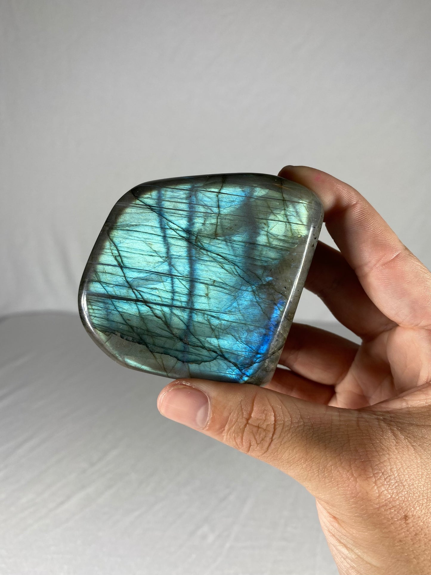 Madagascan Polished Labradorite Freeform Mountain (Small C)
