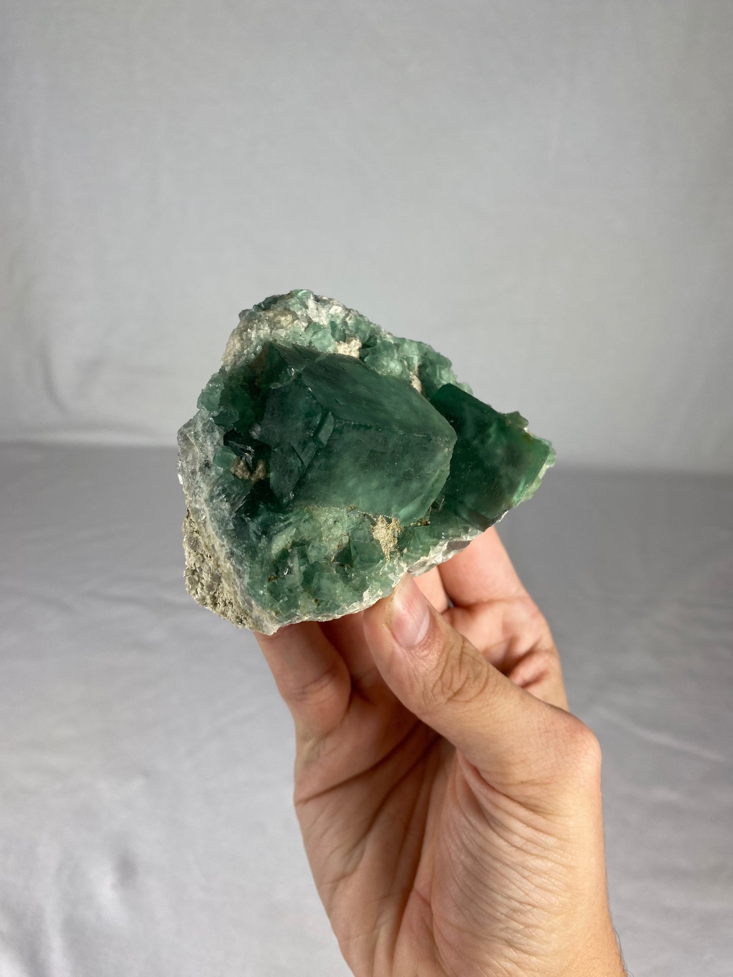 Madagascan Cubic Green Fluorite Specimen (L)