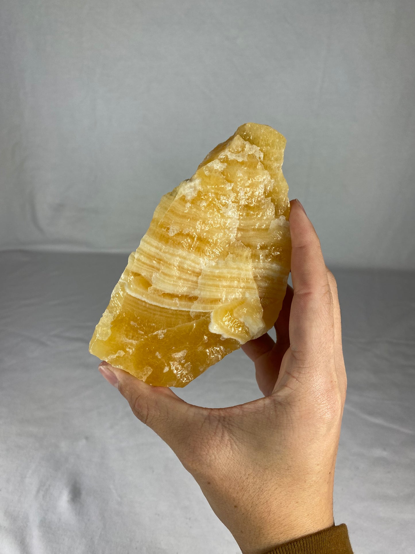 Orange Calcite Specimen (A)