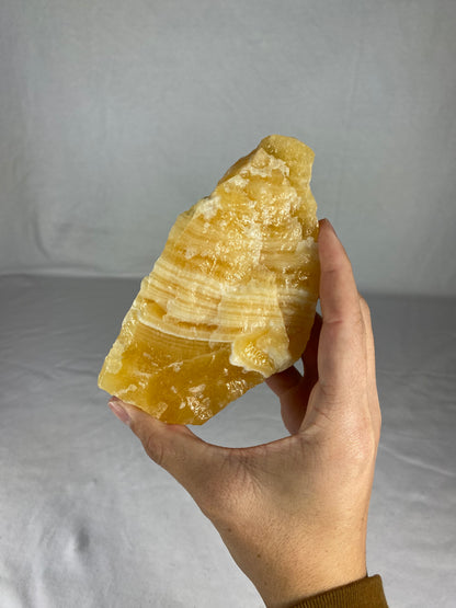 Orange Calcite Specimen (A)