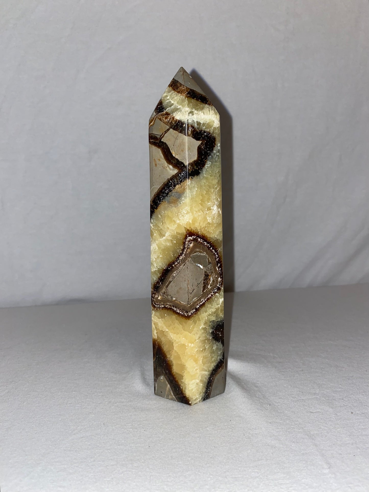 Madagascan Polished Septarian Tower (F)