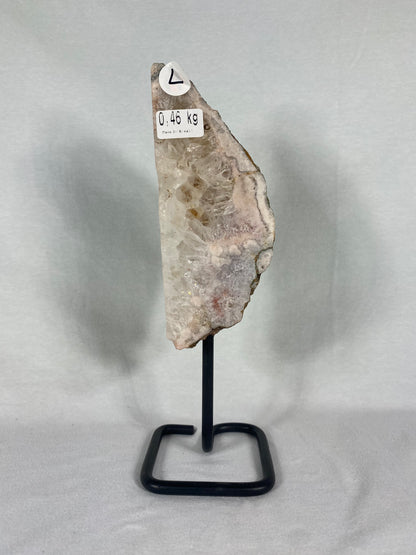 Brazilian Pink Amethyst Specimen On Stand (L)