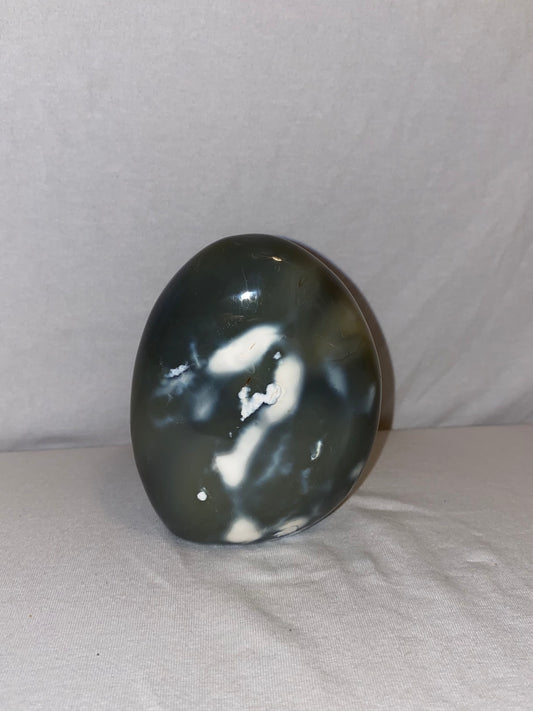 Madagascan Polished Orca Agate Mountain (I1)