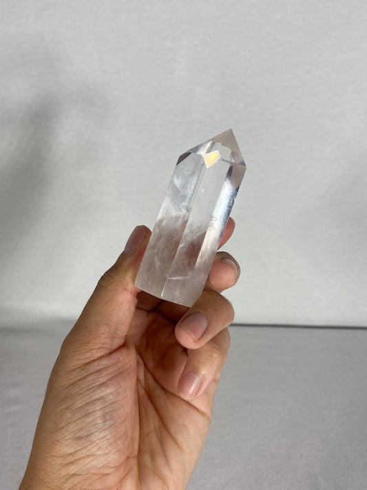 Chinese Polished Clear Quartz Tower (A)