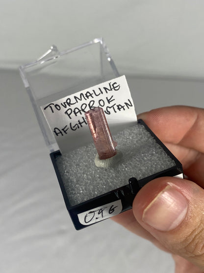 Pink Tourmaline Thumbnail Specimen From Afghanistan (Pre-Done B)