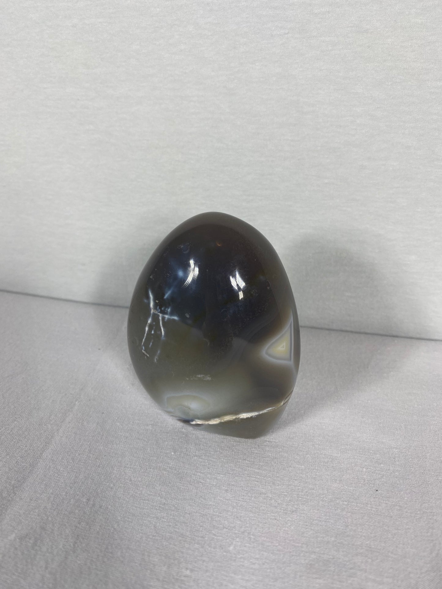 Madagascan Polished Orca Agate Mountain (M)