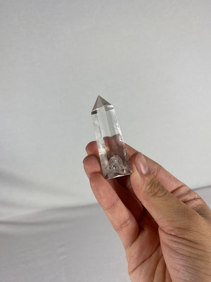Chinese Polished Clear Quartz Tower (D)