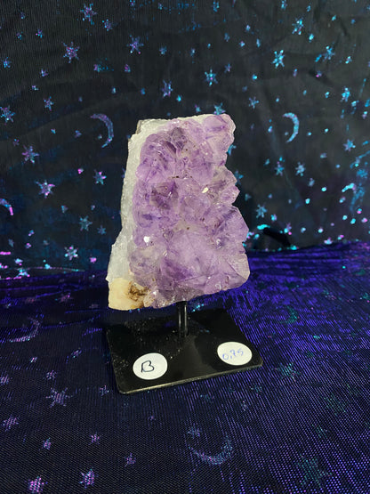 Brazilian Amethyst Specimen on Stand