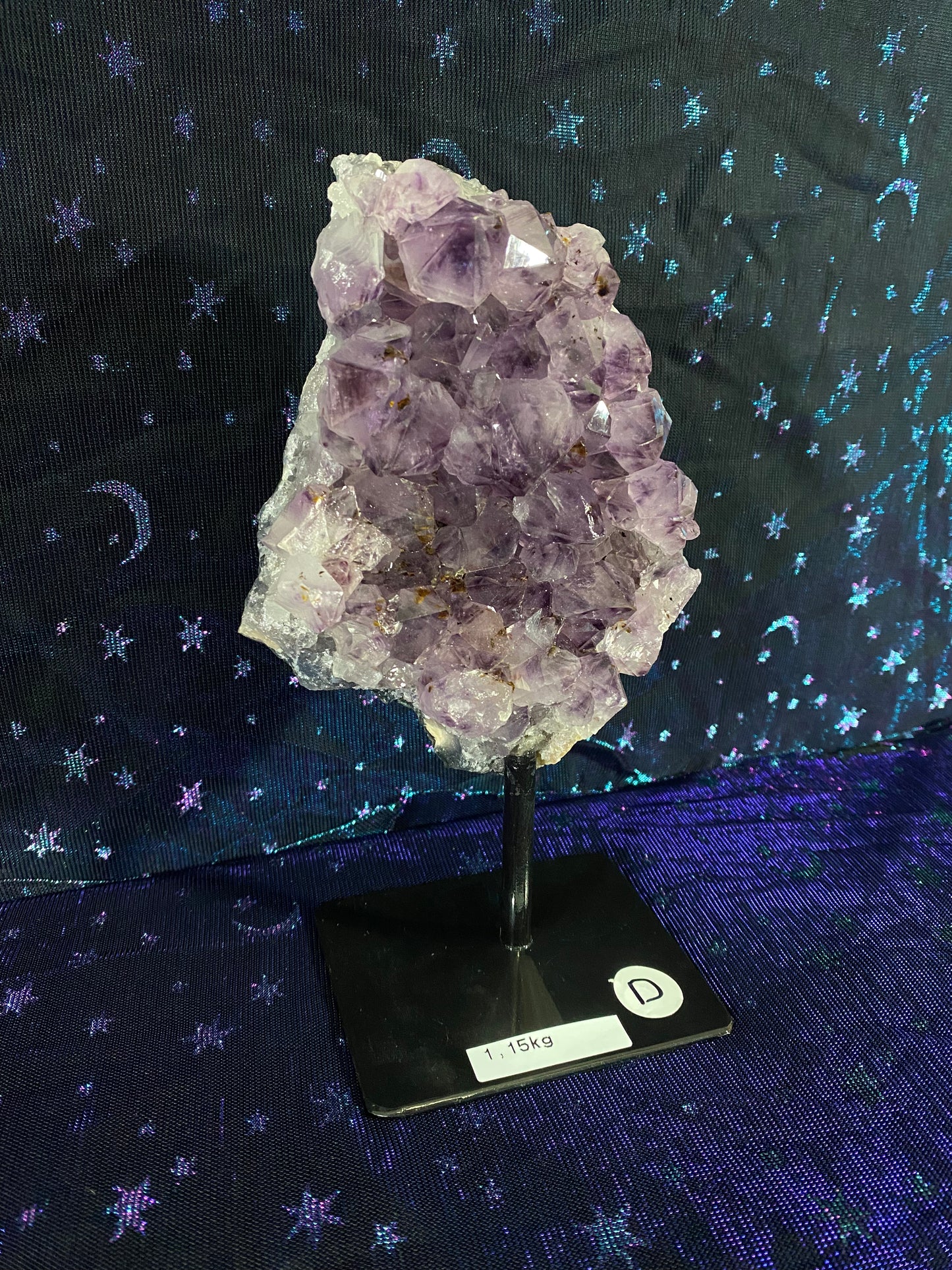 Brazilian Amethyst Specimen on Stand