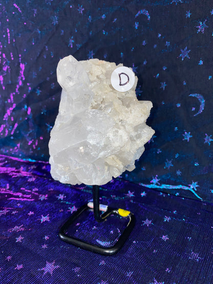 Brazilian Quartz Specimen on Stand