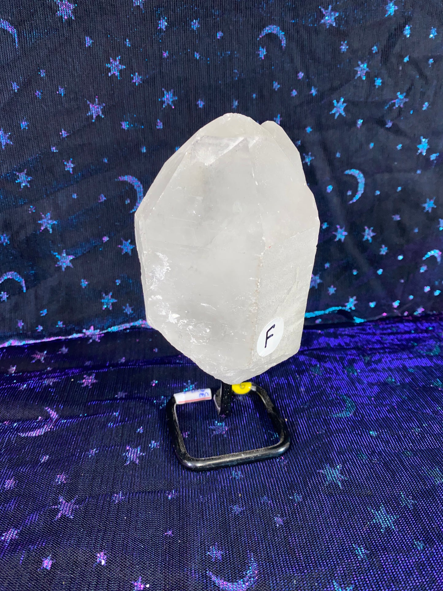 Brazilian Quartz Specimen on Stand