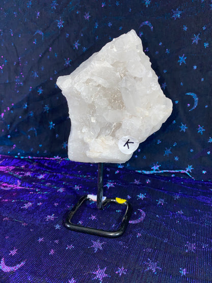 Brazilian Quartz Specimen on Stand