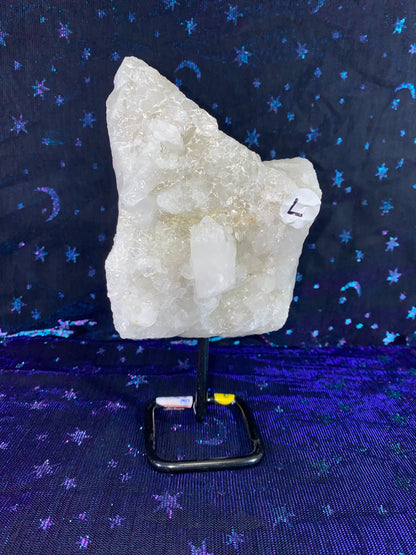 Brazilian Quartz Specimen on Stand