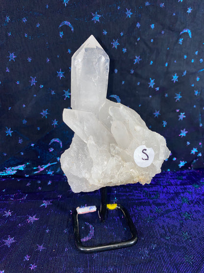 Brazilian Quartz Specimen on Stand