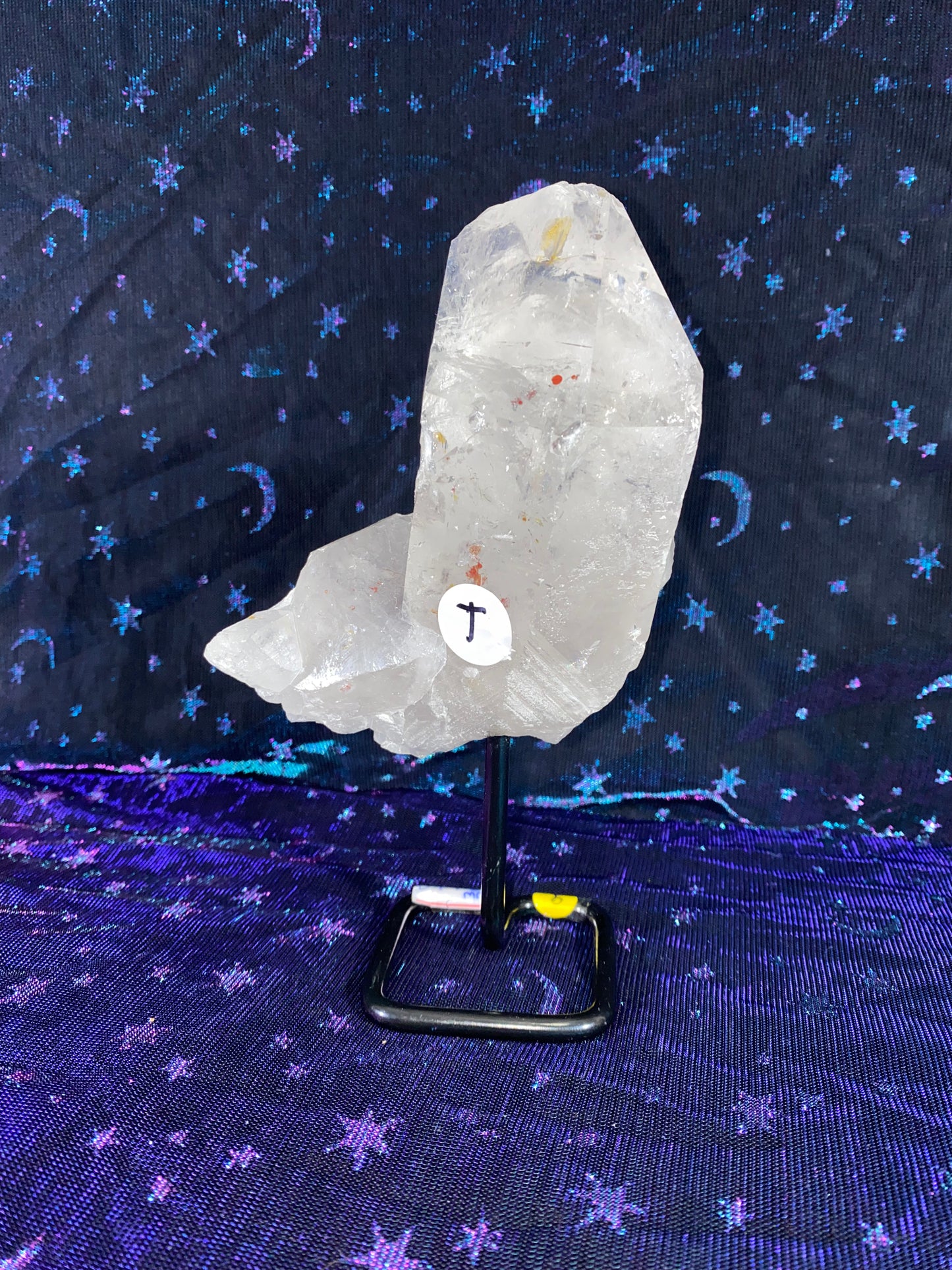 Brazilian Quartz Specimen on Stand