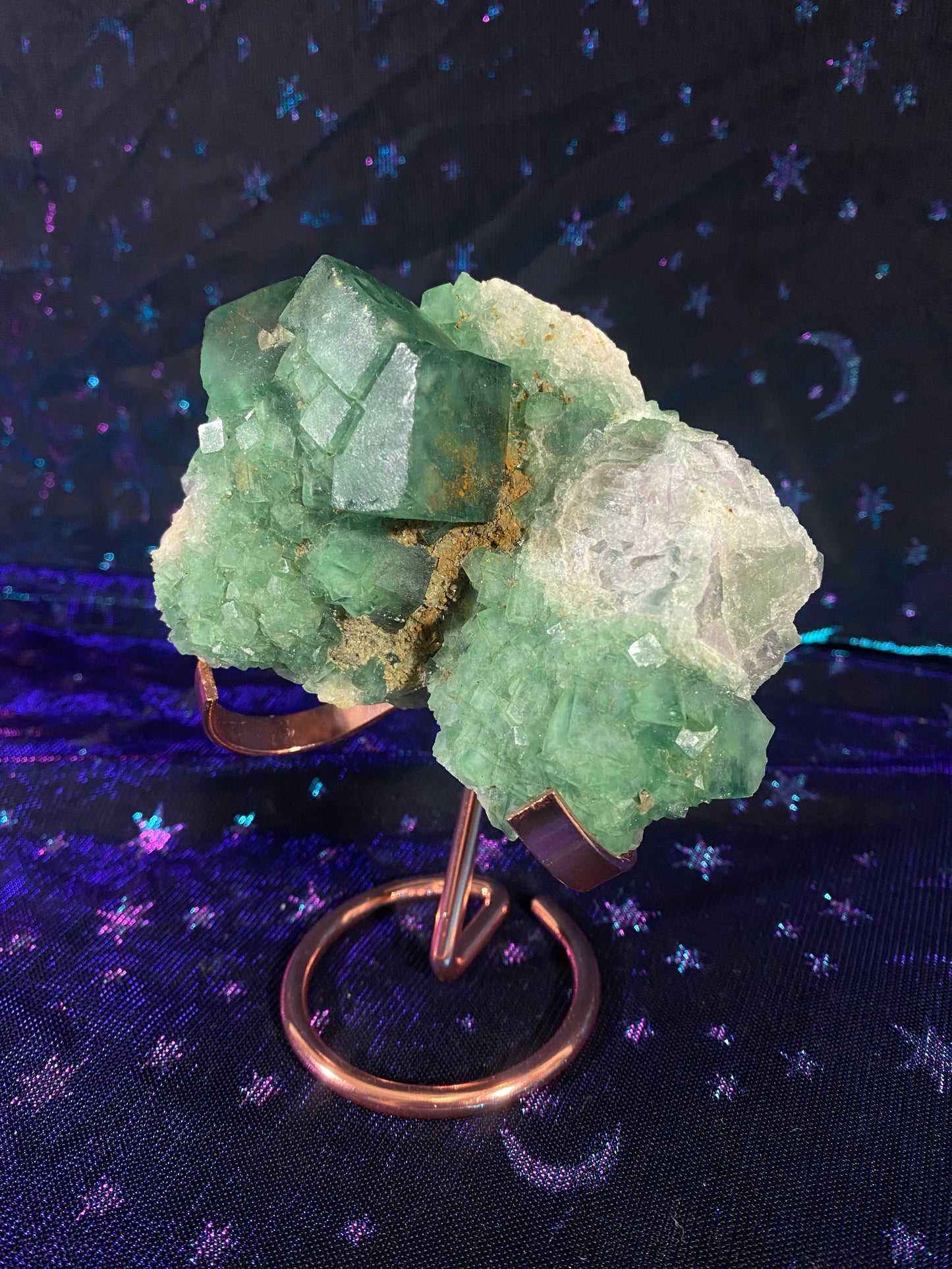 Large Madagascan Green Fluorite Specimen