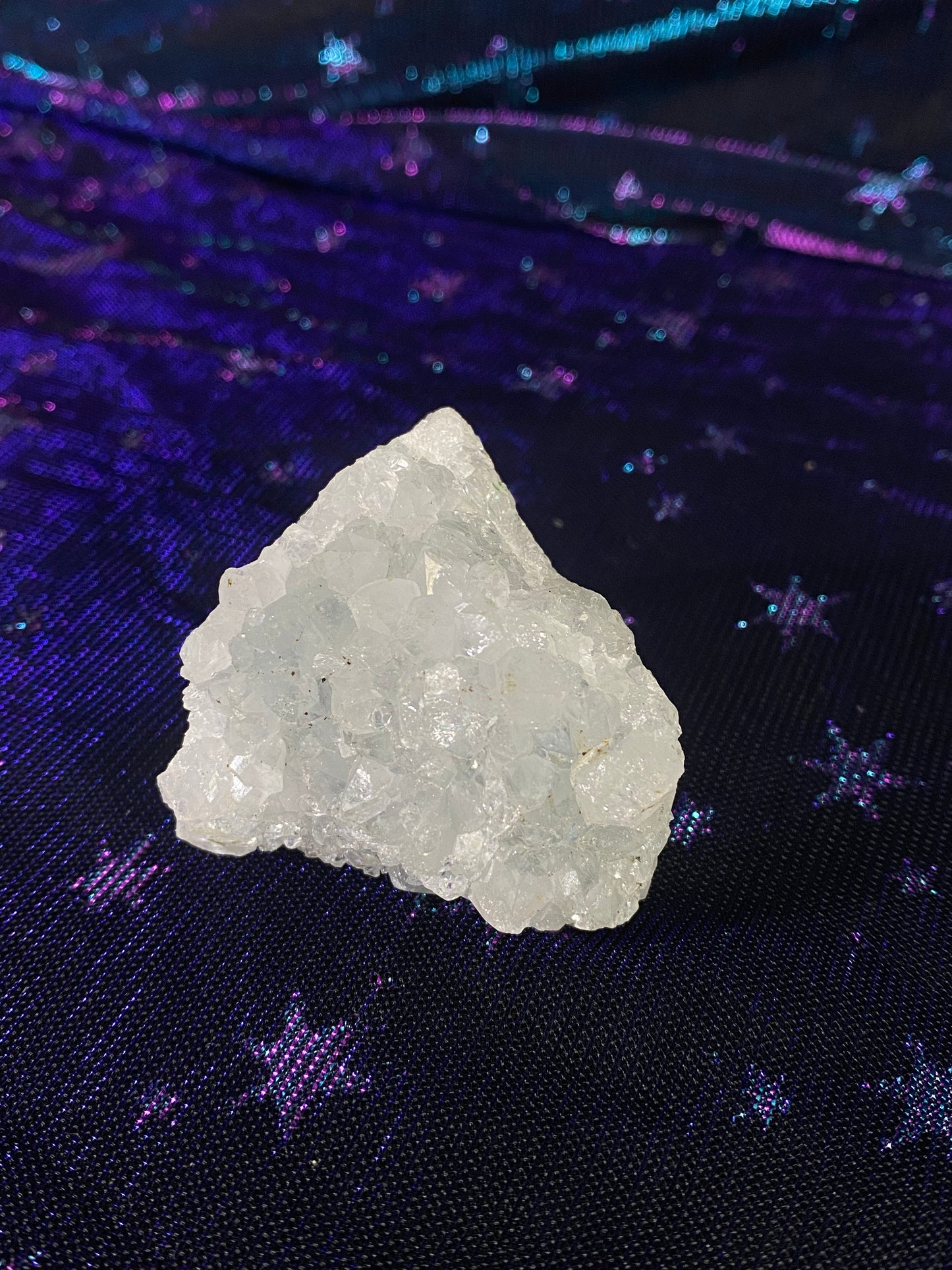 Small-Medium Indian Zeolite Specimen (Blue Tone)