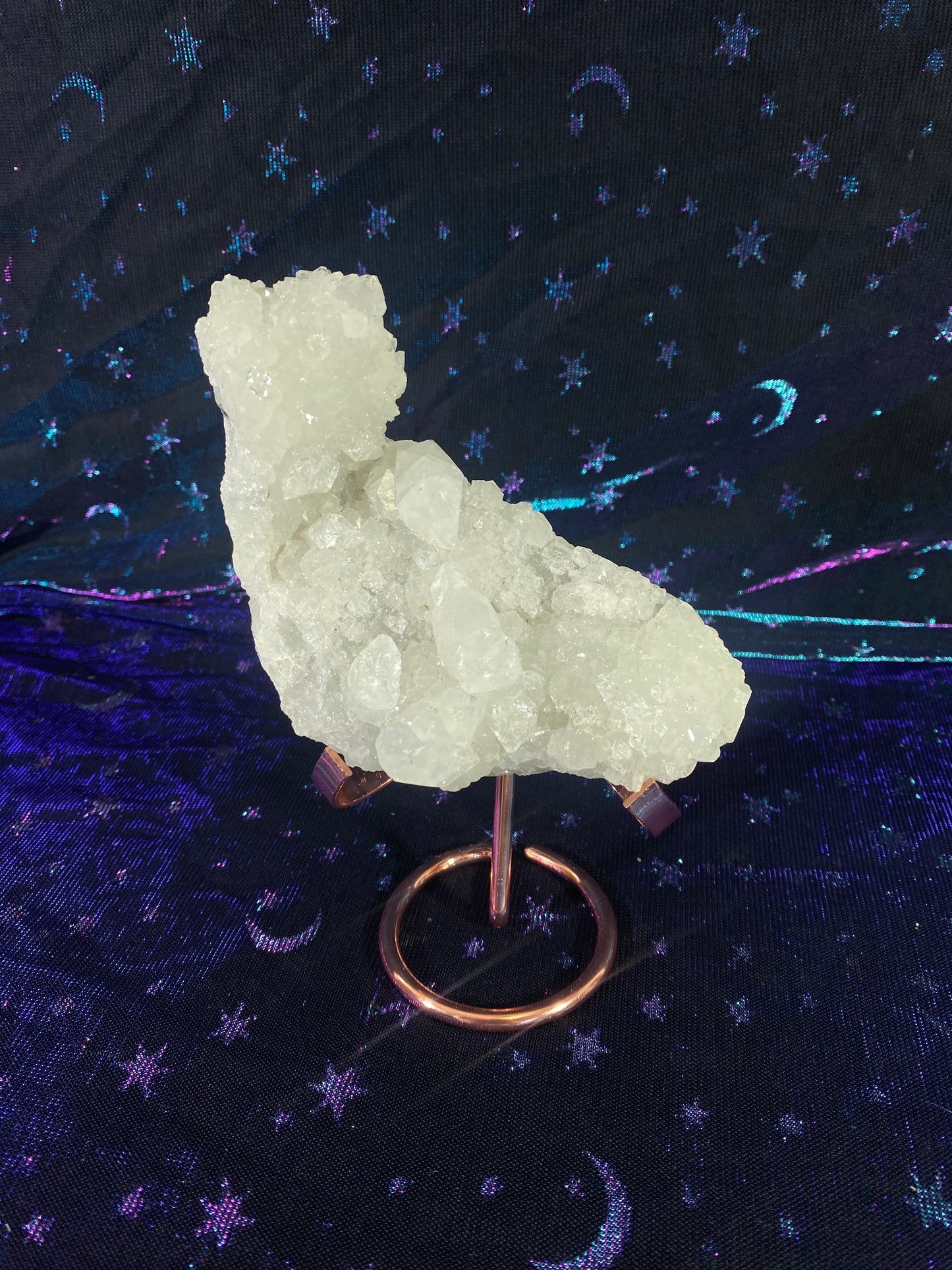 Small-Medium Indian Zeolite Specimen (Clear/White Tone)