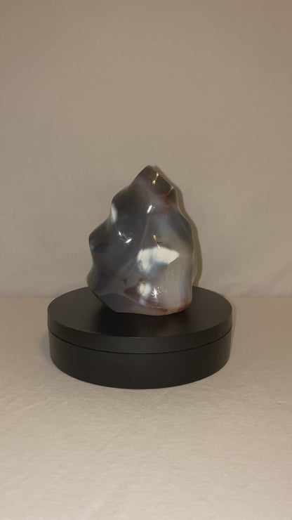 Madagascan Polished Orca Agate Flame (E)