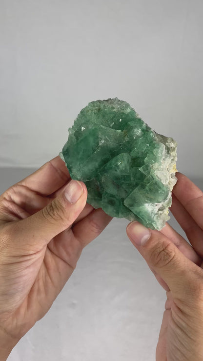 Madagascan Cubic Green Fluorite Specimen (P)