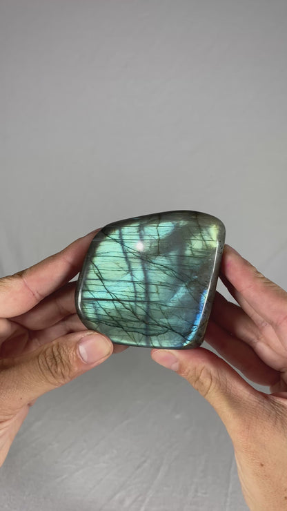 Madagascan Polished Labradorite Freeform Mountain (Small C)