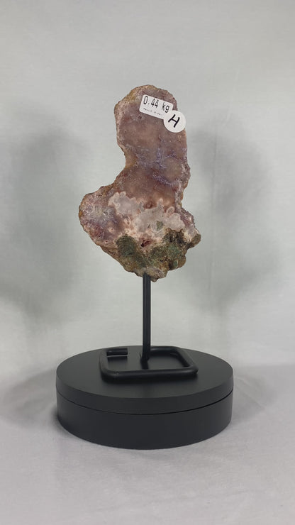 Brazilian Pink Amethyst Specimen On Stand (H)