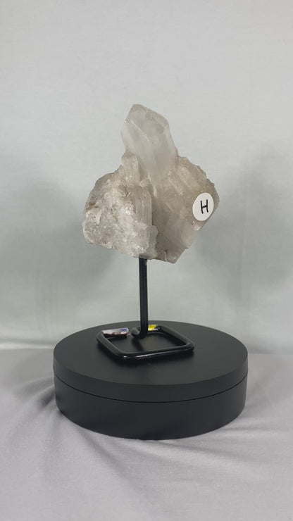 Brazilian Quartz Specimen On Stand (H)