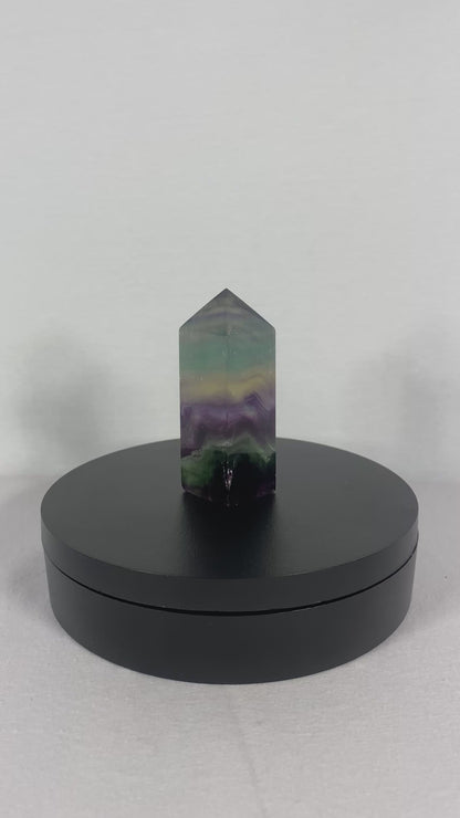 Chinese Polished Fluorite Tower (D)