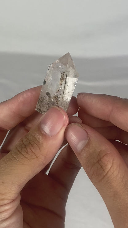 Madagascan Polished Garden Quartz Mini Tower (C)