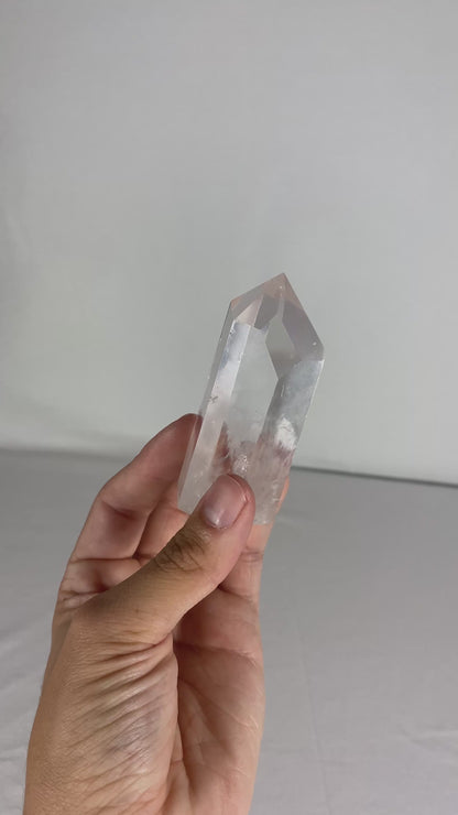 Chinese Polished Clear Quartz Tower (A)