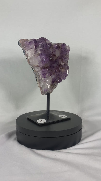 Brazilian Amethyst Specimen On Stand (A)